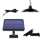 Courtyard Solar Lamp, Pendant LED Lamp - Front Yard Lamp, Equipped with A 16.4-foot Power Cord, Can Be Remotely Controlled with 360¡ã Wide-adjustable Solar Panel, Suitable for Home Courtyard and Terrace Decoration