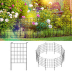 10/20/35 Pack Metal Decorative Garden Fencing, High-Grade Wire Border for Flower Beds & Landscaping