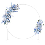 Round Backdrop Stand, Stable Circle Balloon Arch Stand, Wedding Arches for Ceremony for Anniversary Birthday Party Bridal Shower Decoration Home Decor, Indoor Outdoor, White