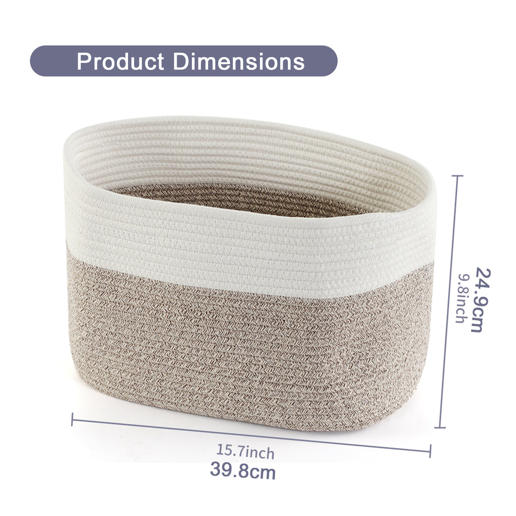 3 Pack Dirty Laundry Basket, Storage Cubes Baskets Bins Organizer, Woven Baskets, Cube Storage Organizer Bookcases Shelves, Storage Basket, Toy Box, Book Storage Basket, Snack Storage Basket,