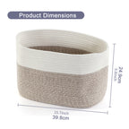 3 Pack Dirty Laundry Basket, Storage Cubes Baskets Bins Organizer, Woven Baskets, Cube Storage Organizer Bookcases Shelves, Storage Basket, Toy Box, Book Storage Basket, Snack Storage Basket,