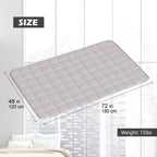 Natural Deep Sleep Weighted Blanket, Size: 48x72inch, weighted blanket available in Beige, Lavender and Gray