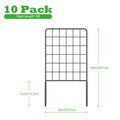 Decorative Garden Fence Border - Rustproof Metal Wire Section - Animal Barrier for Outdoor Yard & Patio,