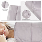 Natural Deep Sleep Weighted Blanket, Size: 48x72inch, weighted blanket available in Beige, Lavender and Gray