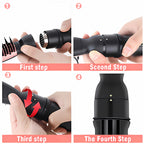 3-in-1 Hot Air Brush, One-Step Hair Dryer & Volumizer, Negative Ion Ceramic Blow Dryer Brush