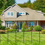 10-Pack Decorative Garden Fence | 36" Rustproof Metal Border & Animal Barrier