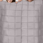 Natural Deep Sleep Weighted Blanket, Size: 48x72inch, weighted blanket available in Beige, Lavender and Gray