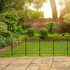 Decorative Garden Fence Border - Rustproof Metal Wire Section - Animal Barrier for Outdoor Yard & Patio,