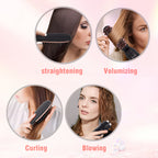 3-in-1 Hot Air Brush, One-Step Hair Dryer & Volumizer, Negative Ion Ceramic Blow Dryer Brush