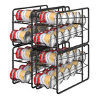 Heavy-Duty Stackable Can Storage Rack | Space-Saving Kitchen Cabinet Organizer (Set of 4)