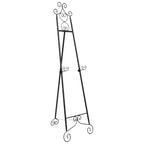 2/1-Pack 59 Inch Floor Easel for Wedding Signs, Adjustable 3-Tier Standing Display Rack for Posters and Art with Chain Support，Gold/Black
