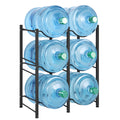 6-Bottle High-Capacity Water Tower | Double-Row 3-Tier Heavy-Duty Storage Rack