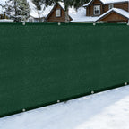 6'x50' Green Privacy Fence Screen, Commercial Windscreen with Copper Grommets for Garden & Yard