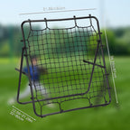 Multi-Sport Rebounder Net, Portable Pitchback Net for Baseball, Soccer & Volleyball