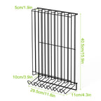 Golf Ball Display Case & Holder (60 Balls), Wall-Mount & Tabletop Steel Storage Rack for Golf Accessories