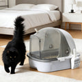 Hooded Cat Litter Box with Lid