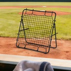 Multi-Sport Rebounder Net, Portable Pitchback Net for Baseball, Soccer & Volleyball