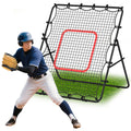 4 x 4.5ft Volleyball Rebounder Net with Target, Portable Bounce Back Trainer for Soccer & Lacrosse