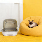 Hooded Cat Litter Box with Lid