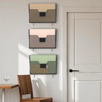 3-Pack Mesh Wall File Organizer, Hanging Document Holder with Hooks for Home & Office