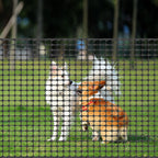 4' x 100' Plastic Mesh Safety Fence - High-Visibility Construction Barrier Netting - Includes 100 Zip Ties for Garden & Poultry