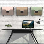 3-Pack Mesh Wall File Organizer, Hanging Document Holder with Hooks for Home & Office