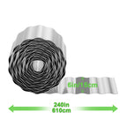Flexible Corrugated Metal Garden Edging Border