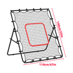 4 x 4.5ft Volleyball Rebounder Net with Target, Portable Bounce Back Trainer for Soccer & Lacrosse