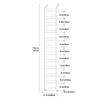 12-Tier Over The Door Pantry Organizer, Adjustable Metal Storage Rack for Kitchen & Laundry Room