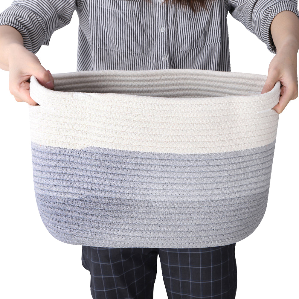 3 Pack Dirty Laundry Basket, Storage Cubes Baskets Bins Organizer, Woven Baskets, Cube Storage Organizer Bookcases Shelves, Storage Basket, Toy Box, Book Storage Basket, Snack Storage Basket,