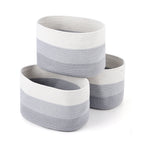 3 Pack Dirty Laundry Basket, Storage Cubes Baskets Bins Organizer, Woven Baskets, Cube Storage Organizer Bookcases Shelves, Storage Basket, Toy Box, Book Storage Basket, Snack Storage Basket,