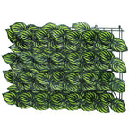 24-Pack Artificial Green Wall Panels - 15inchx11inch Expandable Privacy Fence for Balcony & Indoor Decor