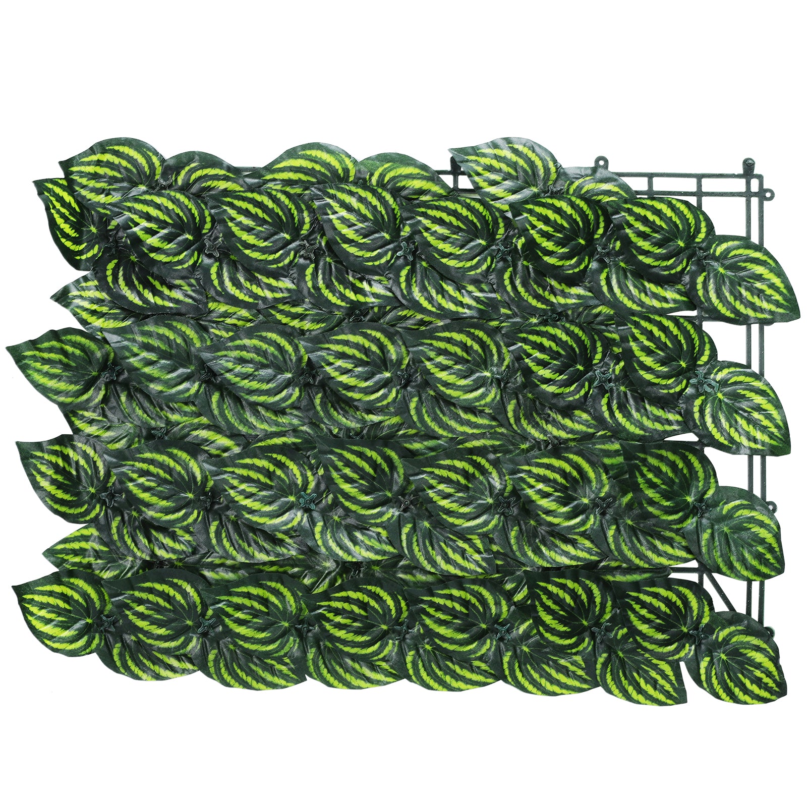 24-Pack Artificial Green Wall Panels - 15inchx11inch Expandable Privacy Fence for Balcony & Indoor Decor