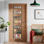 8-Tier Over The Door Pantry Organizer, Detachable Metal Hanging Spice Rack for Kitchen & Bathroom
