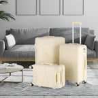 3 Piece Luggage Sets with TSA Travel Bag ABS Hard Shell Suitcases Spinner Wheels