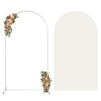 7. 3FT Wedding Balloon Arch Stand w/Spandex Arch Cover for Wedding Birthday Party