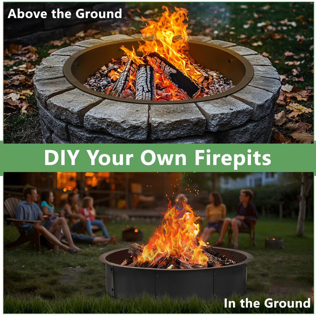 36-Inch Round Smokeless Fire Pit Ring Insert