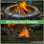 36-Inch Round Smokeless Fire Pit Ring Insert