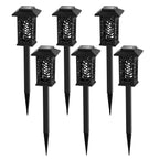 6 Pack Solar Lights Outdoor Bright Solar Pathway Lights Decorative Solar Waterproof Solar Powered Led Landscape Garden Lighting for Path Yard Walkway