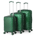 Luggage Hard shell Suitcase 3 Piece Set with TSA Lock Spinner Wheels 20/24/28in
