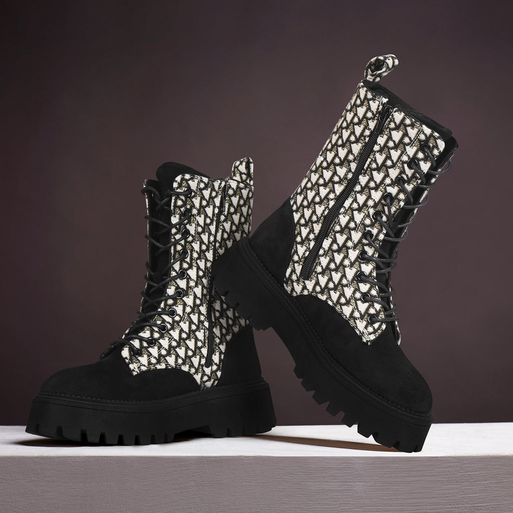 Women's Fashion Boots Ankle Boots, Lace Up Boots with Inside Zipper, Heel Height 2.04 inches. Casual fashion fall and winter boots shoes Size:7-11