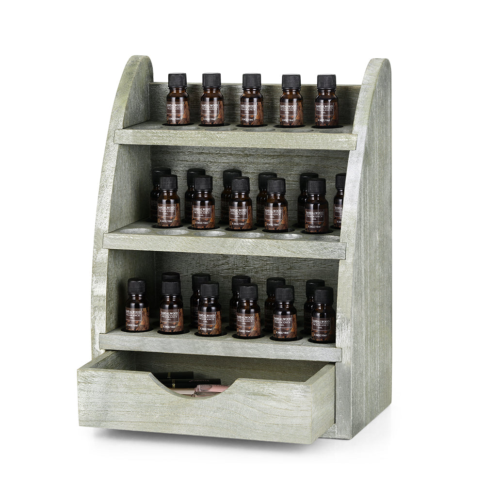 45 Slot Essential Oils Storage Rack Nail Polish Display for 10/15/20/30ml Bottle