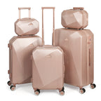 5 PCS Luggage Set PC+ABS Hardside Lightweight Suitcase w/Spinner Wheels TSA Lock