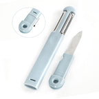 Versatile Triple-Action Stainless Steel Vegetable and Fruit Swivel Peeler Kitchen Tool
