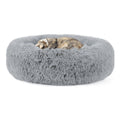 23. 6-inch round plush pet bed, cat and cat mattress, universal for cats and dogs