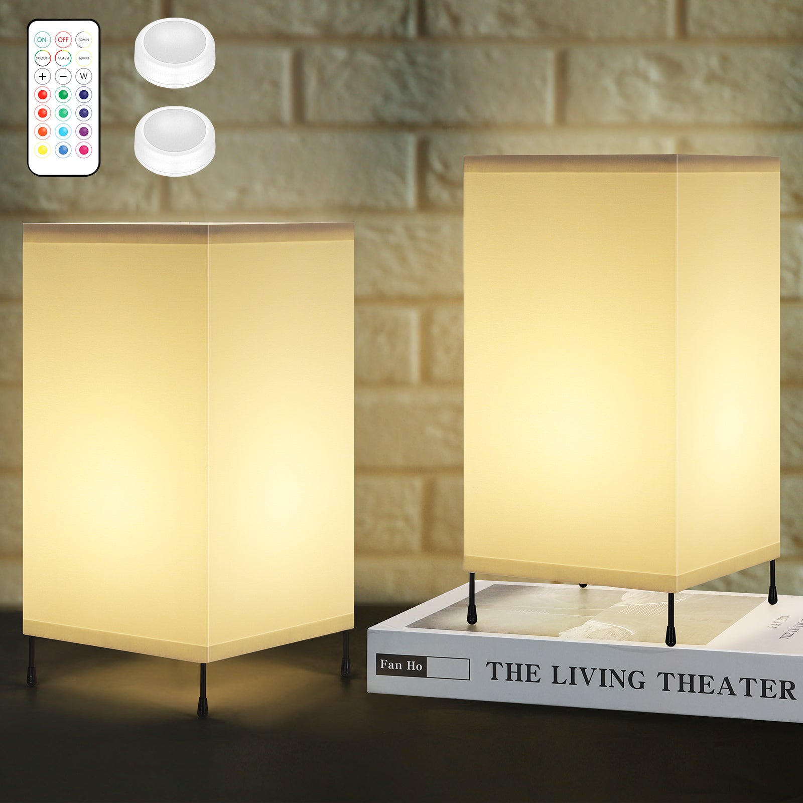 Touch Dimmable Night Light Bedside Lamp， Modern Nightstand Light for Bedroom and Dorm.
