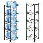 5-Tier Vertical Water Organizer | Heavy-Duty Detachable 5-Gallon Jug Storage Rack