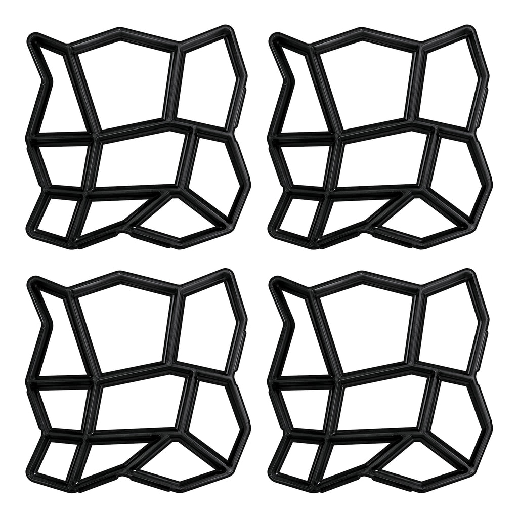 Walk Path Maker Unique Stone Mold for Paving Concrete Pavement Stepping Stones Garden Walkway