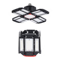 2 Pack LED Garage Lights, 180W Deformable Best Ceiling Shop Lights, 228 LED Lamp Bead Light, 20000LM LED Light 6500K Garage Lighting with 12 Adjustable Panels Bulb for Basement