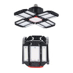 2 Pack LED Garage Lights, 180W Deformable Best Ceiling Shop Lights, 228 LED Lamp Bead Light, 20000LM LED Light 6500K Garage Lighting with 12 Adjustable Panels Bulb for Basement